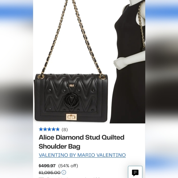 Mario Valentino red bag - Picture 2 of 2